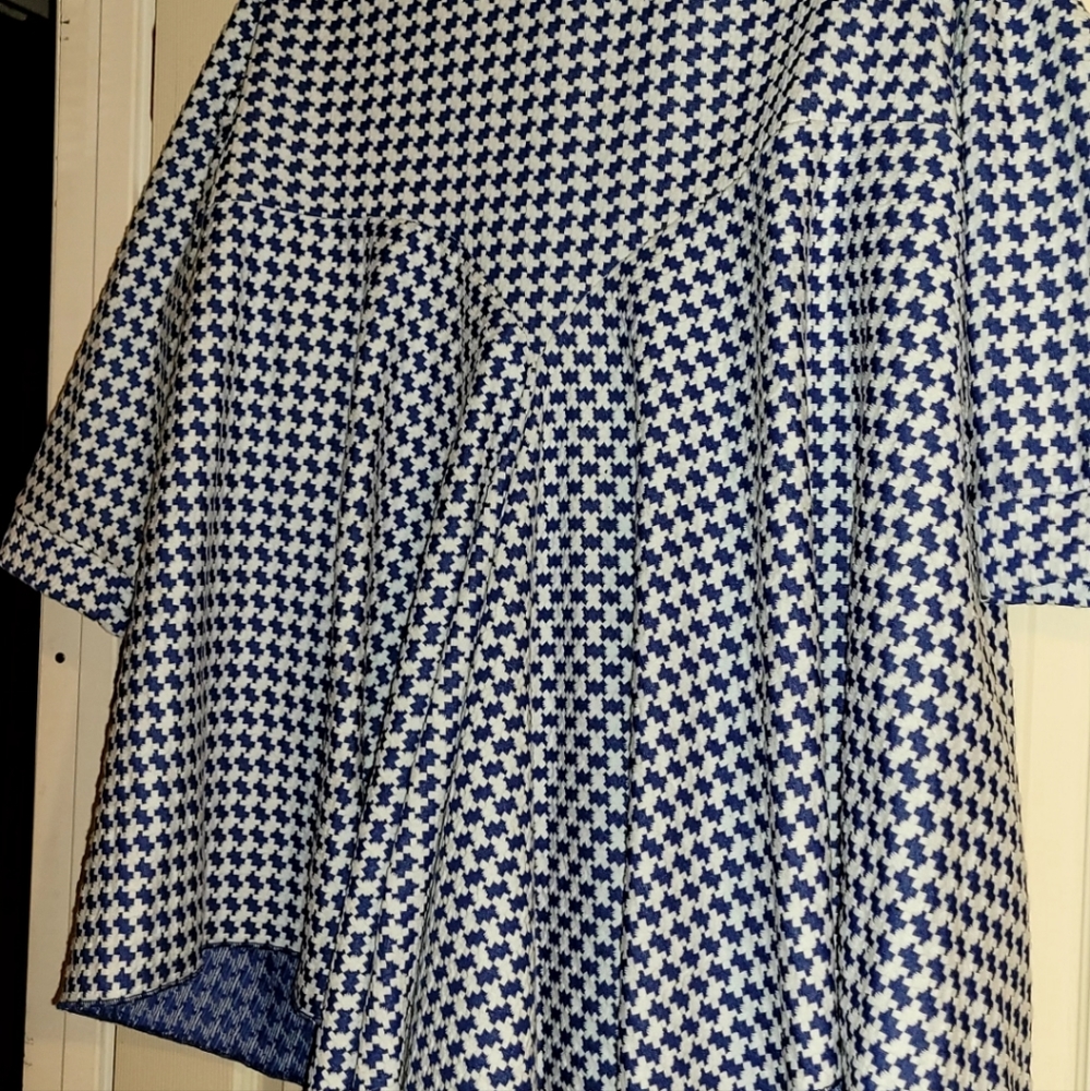 Blue/ white New suit never worn